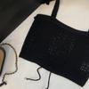 2026 Spring Korean Style Versatile Hollow Strappy Camisole for Women