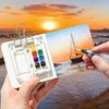 Palettes Portable Travel Painting Set Mini Size Mini Paint Tray  Outdoor Sketching