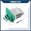 No.972351U000 HVAC Blower Motor Resistor W/AUTO for Kia Soul 2010-2017 for Hyundai Sonata 2011-2017 / Inner/Durable Metal / 1 Pcs/Silver Tone Stylish