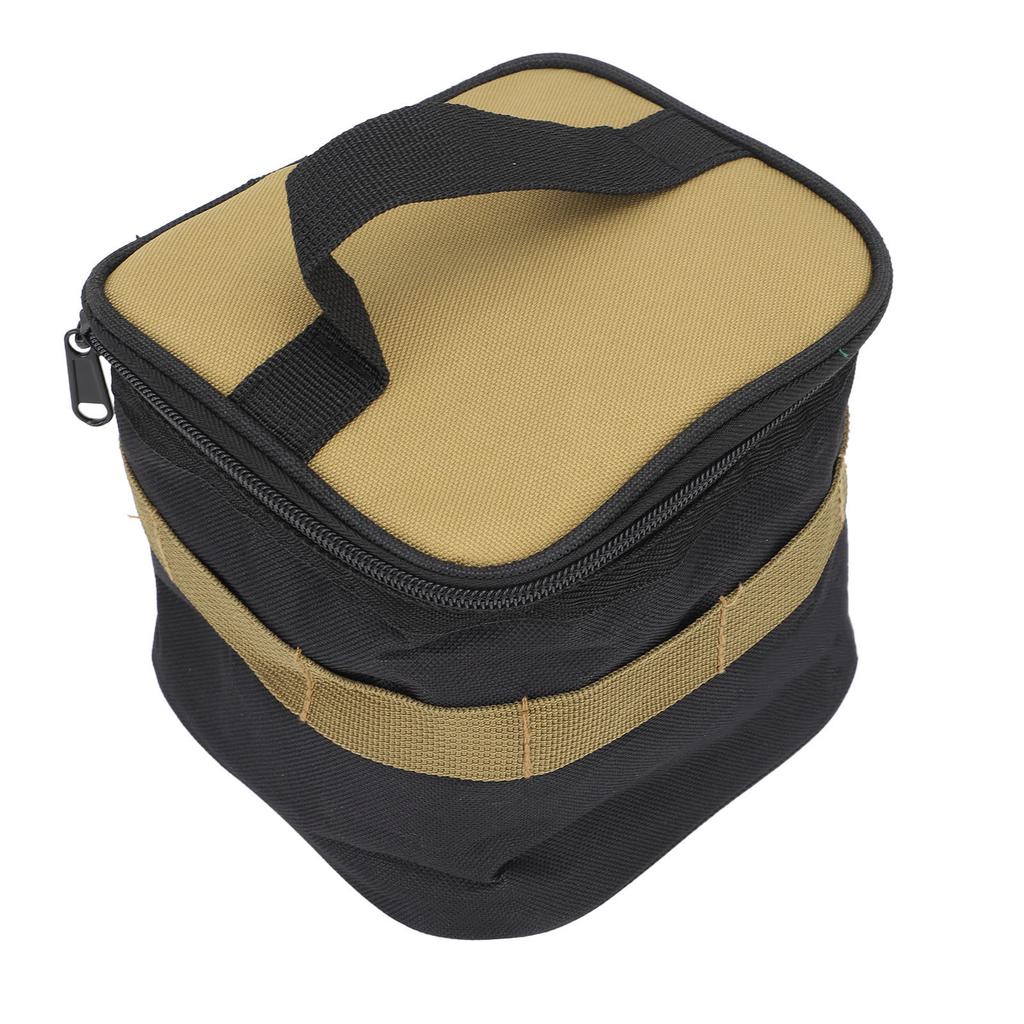 Spice Jars Storage Bag Large Capacity Stylish Look Lightweight Portable Oil Bottle Storage Bag for Picnics Traveling