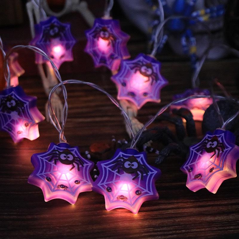 Halloween Pumpkin Ghost LED String Lights for Holiday Decor