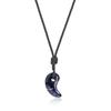 Sodalite Amulet Magatama Power Stone Necklace [Koai] (Unisex)
