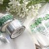 World Craft Masking Tape Glitter Clear Tape Rainbow Aurora Foil Width 20mm Lace KCT20-015