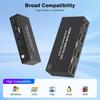 4K HDMI KVM Switch 2 Monitor 2 Computer Dual Monitor Support 4K@60Hz KVM Switcher 2PC Extended Display 2 Ports Sharing 4 USB 3.0 Hub Keyboard Mouse De