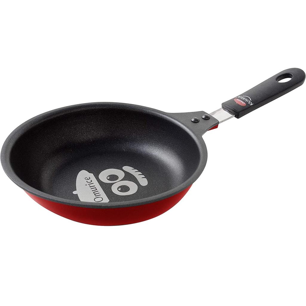 Frying Pan by Western Restaurant Easy To Make Omelettes and Long Recipe Included Frying Pan for Fluffy Omelettes Brand Used by Major Restaurants Red