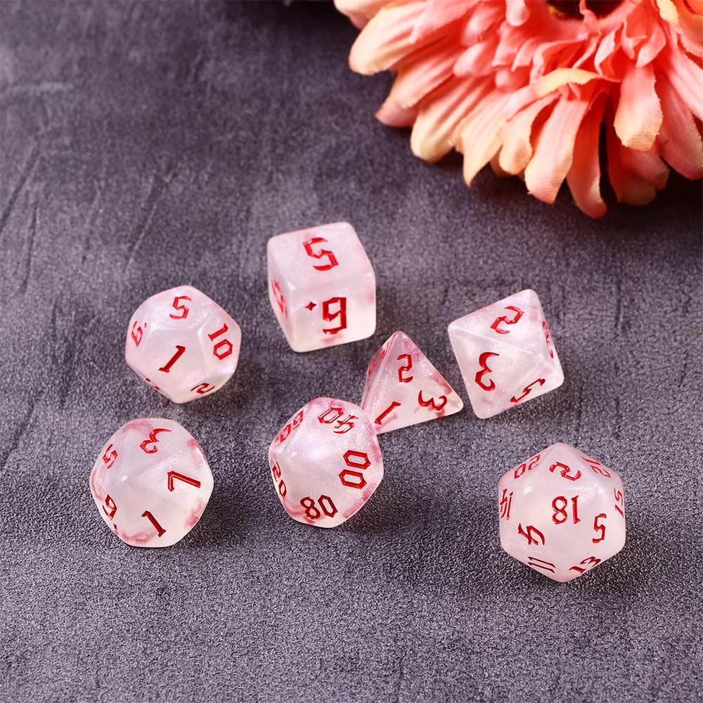 Resin Number Playing Games Desktop Game Board Games Game Toys Game Dice Polyhedral Dices Dice