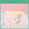 Adorable Plush Cartoon Kuromi Doll Backpack Accessory Cute Bag Charm Keychain