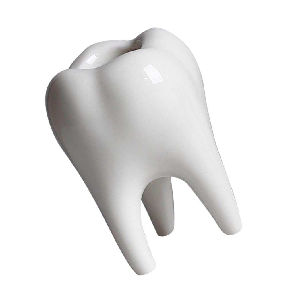 Ceramic Fleshy Plant Pot Tooth Planter Plant Flowerpot Ornament for Fleshy Plant Cactuses Container for Home Balcony