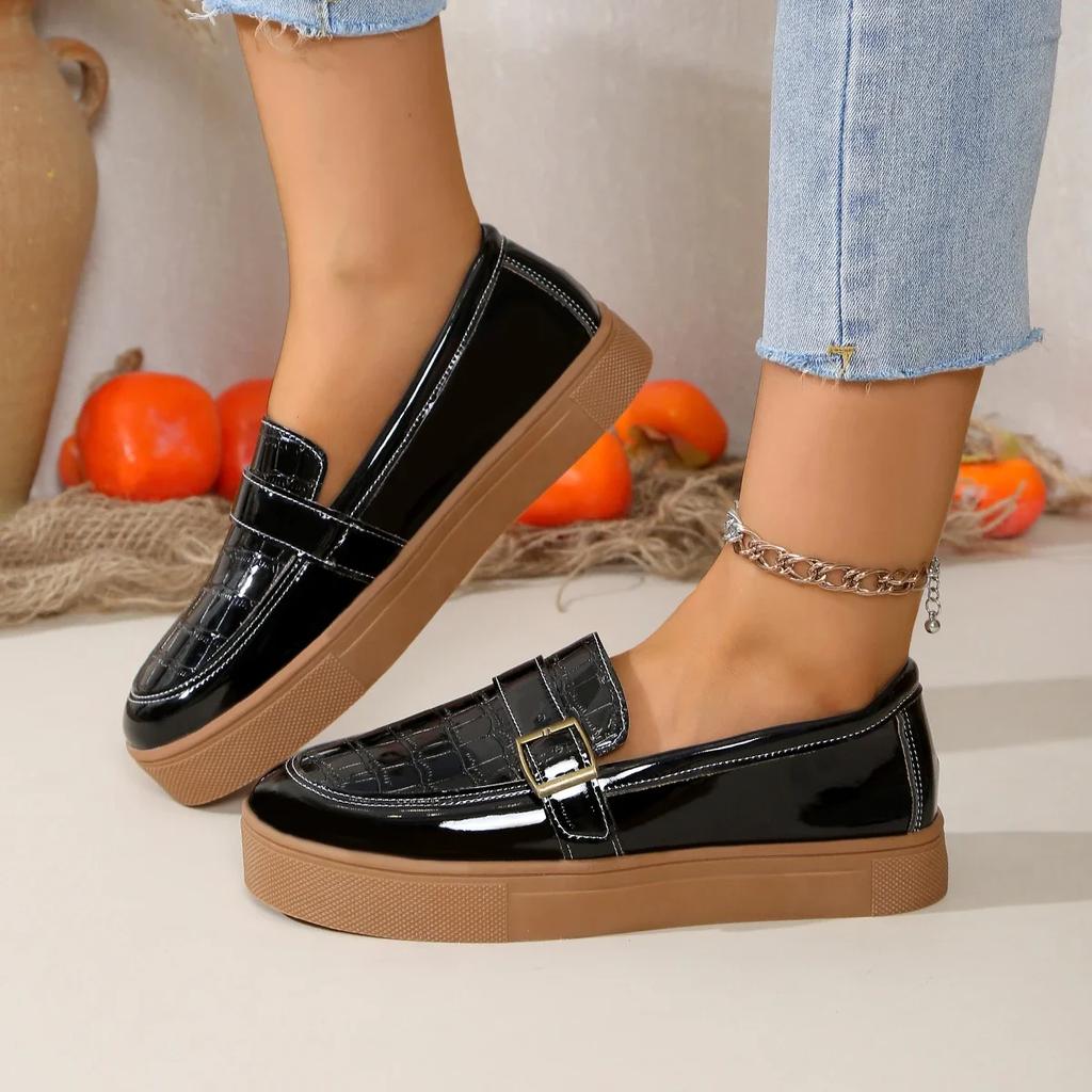 Fashion Women Fashion Walking Baotou Comfortable Sneakers Women Outdoor Slip On Wedge Casual Flat Shoes Spring Autumn Zapatos De Mujer