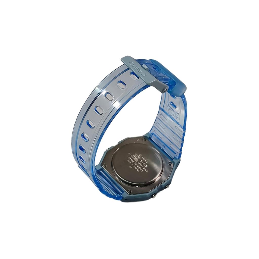CASIO Custom Collection Quartz Movement Resin Strap Watch Unisex Multicolor Watch Dial F-91WS-2(Watch1100--)