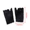 1Pair Fashion Women Lace Gloves Elastic Spring Summer Sunscreen Short Fingerless Driving Gloves Half Finger Mittens