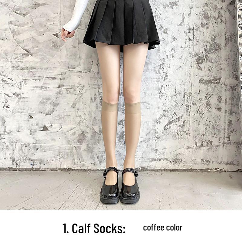 Women's Durable Anti-Snag Over-the-Knee Slimming Socks - Spring/Summer Thin Mid-Calf Design