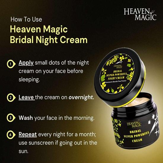 Bridal Super Powerful Night Cream Brightening and Whitening Reduces Fine Lines Removes Pigmentation See Results In 7 Days Suitable For All Skin Types