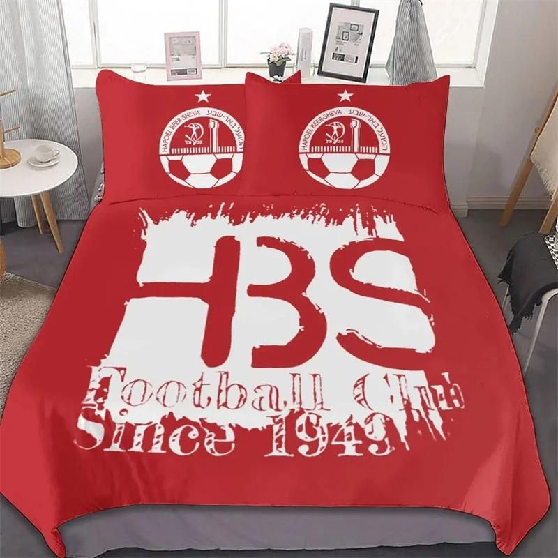 Hapoel Beer Sheva Bedding Set,Duvet Cover Comforter Bed Set Quilt Cover Pillowcase,King Queen Twin Size Boys Girls Adultse