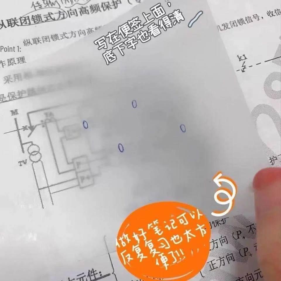 Tearable Transparent Sticky Notes - Minimalist Memo Stickers for Students (Reusable Strips)