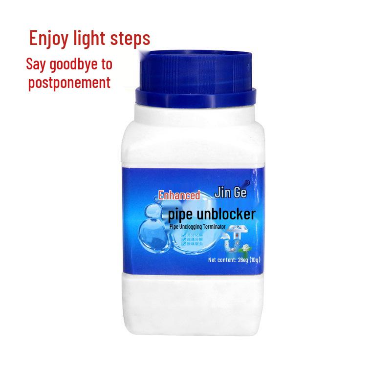 Powerful Pipe Unblocker with Active Oxygen - Dissolves and Deodorizes for Bathroom, Kitchen, and Toilet Disinfection