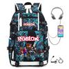 Hot Selling Game-Themed Outdoor Travel Bag Large Capacity with USB Hiking Backpack