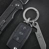 Titanium Key Keychain with for Smart Keys X [TISUR] Ring, Car/Motorcycle D-Ring (Gray/S 2)
