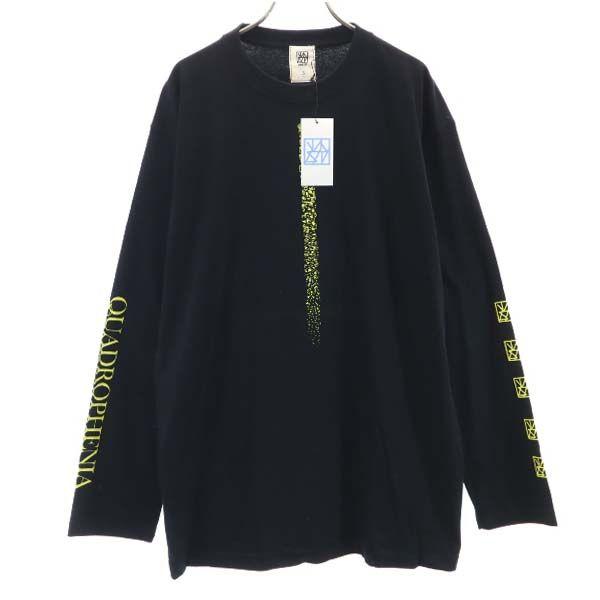 unused VAST222 18ss made in Japan Sleeve print Long sleeve sweat trainer Men's Used
