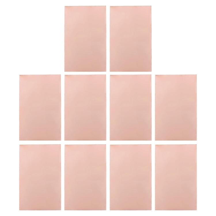 10pcs 1.5mm Single Sided Brass Clads Board Electronic Circuit Board for Hobbies Electronics & Circuit Construction