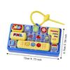 Hangable Mechanical Keyboard Toy Clear Key Sounds Bag Pendant Charm  For Children