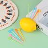 20Pcs/Set Cute Animal Food Toothpicks Cartoon Toothpicks Bento Fruit Forks