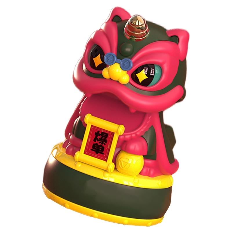 Solar Shaking Lion Ornamentation Perfect For Home Decoration And Offices Space Symbolizes Luck And Prosperities Home Use