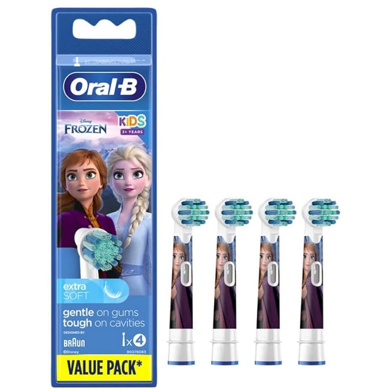 

brown Oral B replacement brush Sumizumi Clean Kids Soft brush for children Kids 4 pieces disney Frozen 2 EB10S-4 [product]
