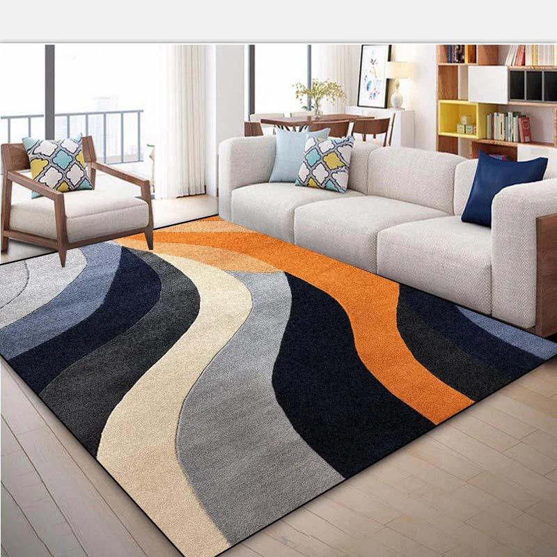 European Geometric Carpet for Living Room Large Area Decoration Modern Home Bedroom Rug Soft Non-slip 200x300 Lounge Sofa Mat