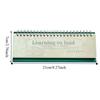 2Pcs Retro 2025 Planning Desk Calendar Comprehensive Weekly Agenda Planner Table  School