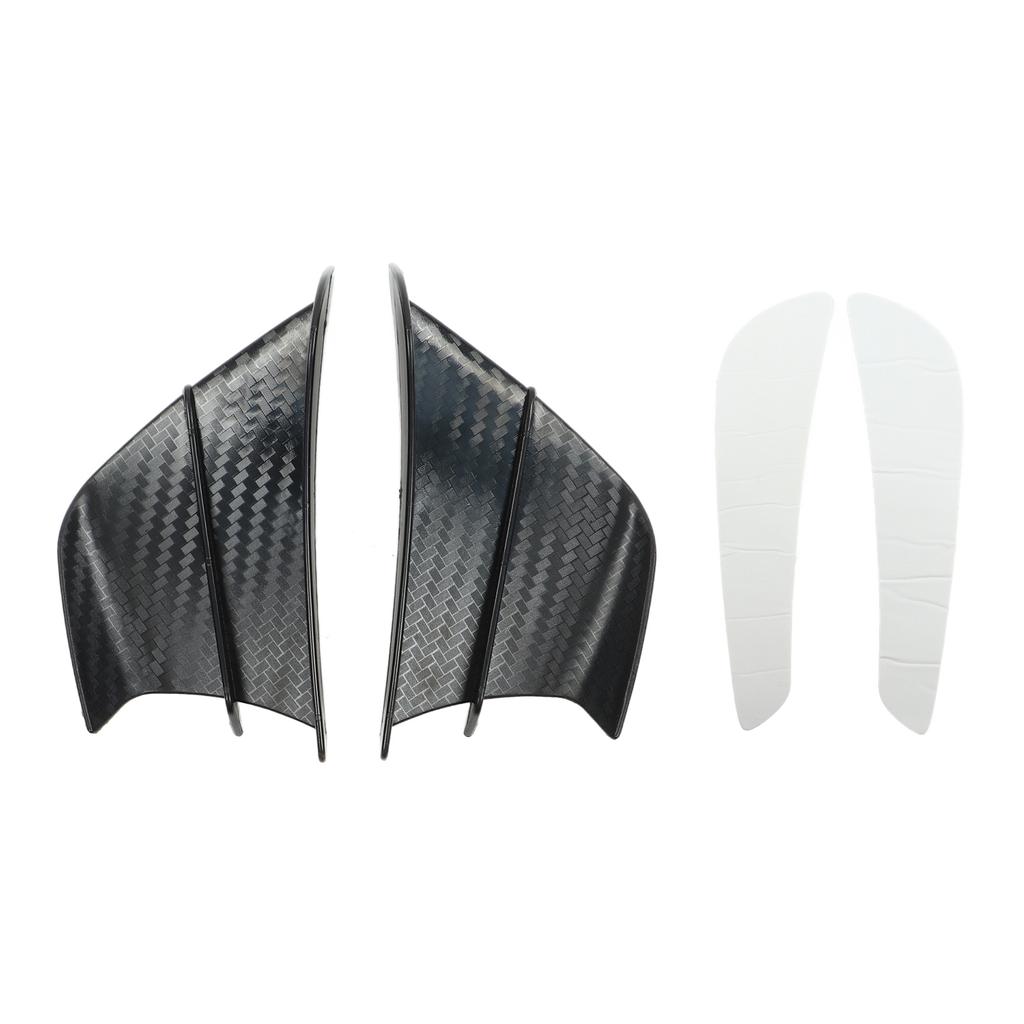 1 Pair Motorcycle Wind Wing Carbon Fibre Style Aerodynamic Winglets for NINJA400 NINJA250 Z900