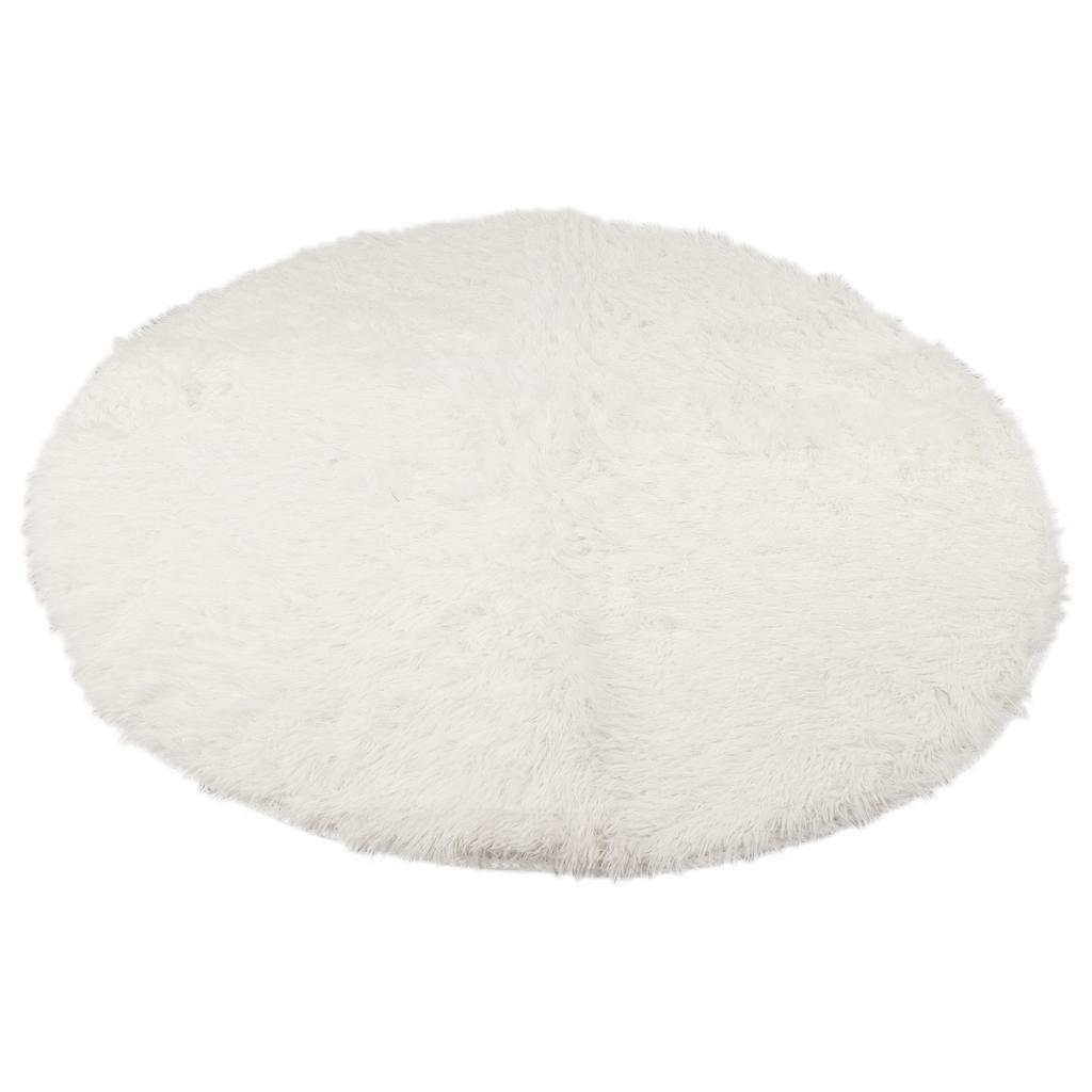 Round Plush Carpet Super Soft Fluffy Carpets Anti Skid Fuzzy Rug Modern Plush Area Rugs for Living
