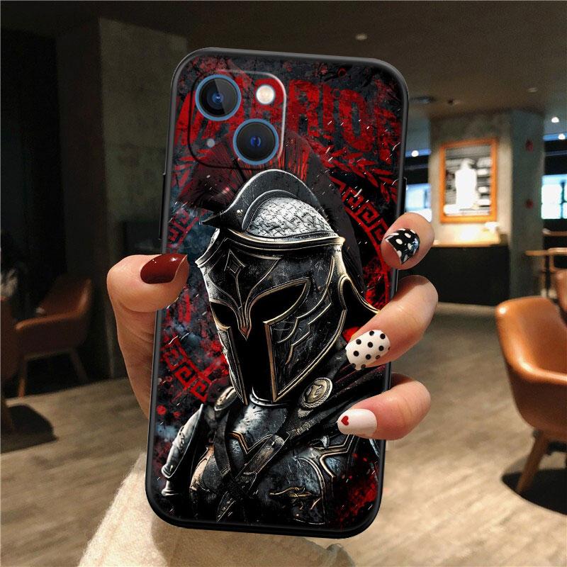 Spartan Warrior Shell Phone Case for Samsung Galaxy S20 S21 S22 Ultra FE Plus A21S A22 A24 A25 A26 A30 A30S A31