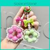 Whimsical Colorful Flower Keychain Delightful Accessory For Key Rings And Gift Giving