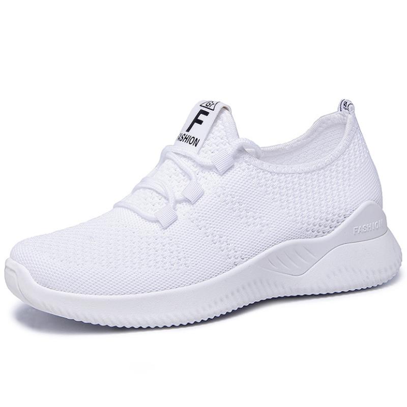 Women's Casual Sneakers Summer Comfortable Breathable Platform Shoes Fashion Women Versatile Lace-up running Shoes tenis de muje