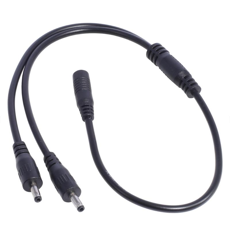 3.5mm X 1.35mm DC Barrel Plug Splitter Adapter Cable, 1x Female Plug To 2x Male or 4x Male Jack Charging Cord Wire