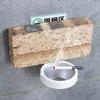 Creative Stainless Steel Ashtray With Sucker Waterproof Wall-mounted Toilet Bathroom Ashtray Storage Box