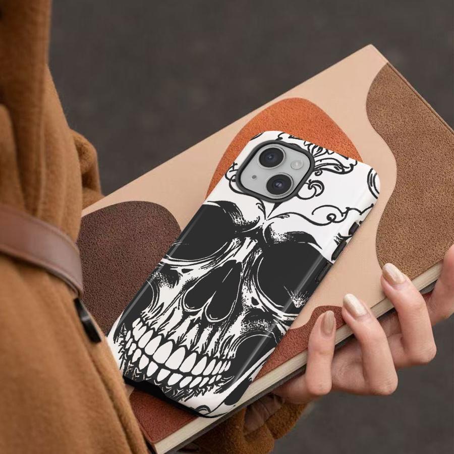 Skull Cool Fashion Soft Cover Capa Phone Case for Apple iPhone 17 Air 11 16 16e 12 14 Plus 15 Pro Max XS XR 13