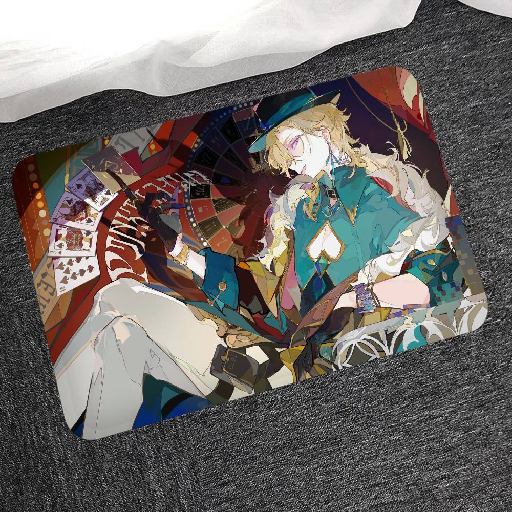 Game Character Aventurine Entrance Door Mat Nordic Style Home Doormat Bathroom-Toilet Mats Bedroom Hotel Decor Mat