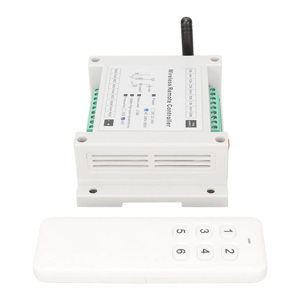 Remote Control Module 6 Channel Relay Controller Board 43300CMHz AC