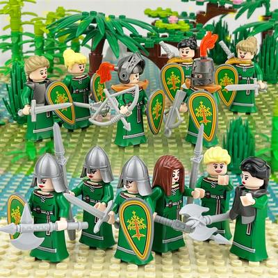 Oude Grasland Pop M8153 Elf Jager Kinderen Kleine Deeltjes Gemonteerd Speelgoed Mini Humanoid Verjaardagscadeau