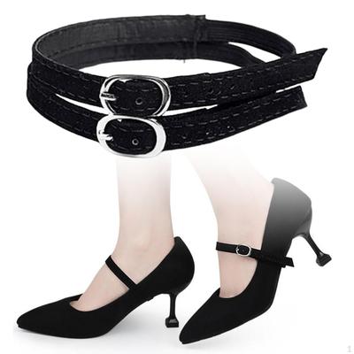 2 Pezzi Laccetti per Scarpe Anti Sgancio con Fibbia Portaoggetti Rimovibile Laccio Regolabile per Donna