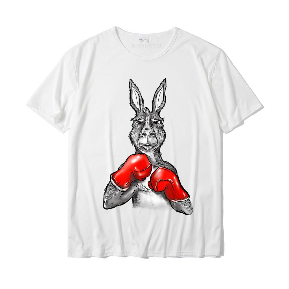 Funny Boxing Roger Humor Sport Kangaroo TShirt Camisas Hombre Top TShirts Tops Tees Faddish Cotton Design Gift Unisex