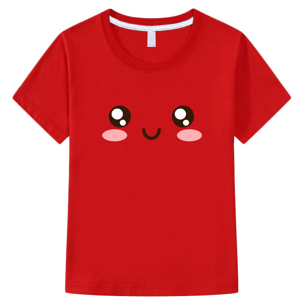 Kids Cartoon Molang and Piupiu Pattern T-shirts Girls Boy Cotton Clothes Cute Rabbit Molang Bunny Funny Unisex Tops
