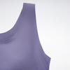 Reebok Bra Tank Series Solid Color U-Neck Seamless Tight Sports Vest Women Tops Purple 23RMS408WGP0