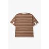 Vov Woven Mix STripe Collar T shirT 7156340005