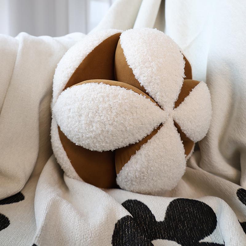 Niedliches rundes unregelmäßiges Kissen - Moderner minimalistischer Sofalehnenkissen, High-End Ins-Stil