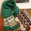 Plush Jacquard Knitted Scarf Thicken Fair Isle Style Shawl Classic Winter Cashmere Scarves  Student
