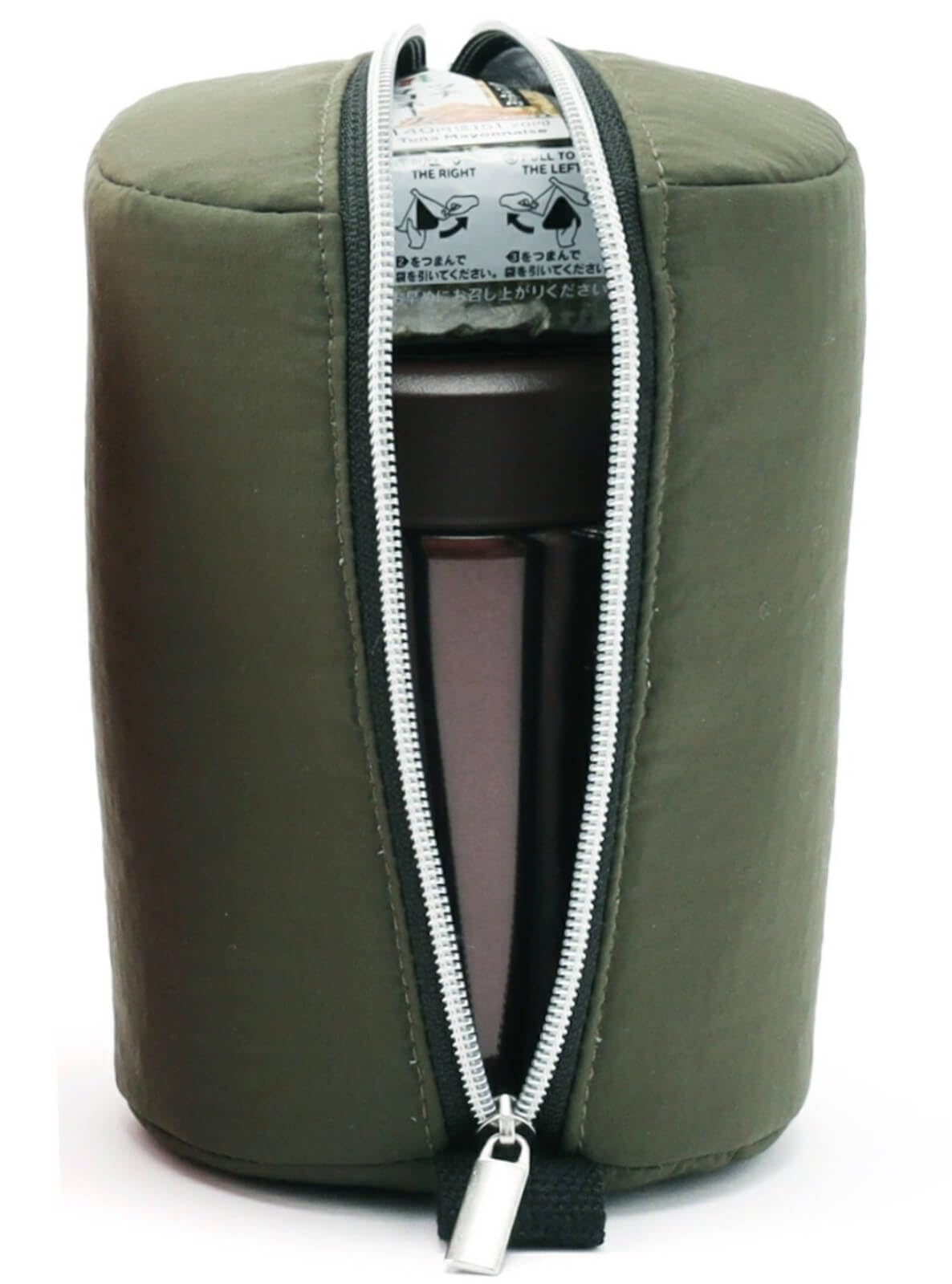 

Награда за лучший хит Чехол для суповой банки Изолирует размеры суповых банок Хаки [Победитель Рейва] [Подходит для онигири] и [Вертикальная молния] (300мл, 400мл, 500мл) -