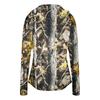 Chaqueta Ligera con Cremallera y Capucha para Mujer con Bolsillos de Manga Larga Estampada Protección Solar Ropa de Abrigo para Actividades al Aire Libre